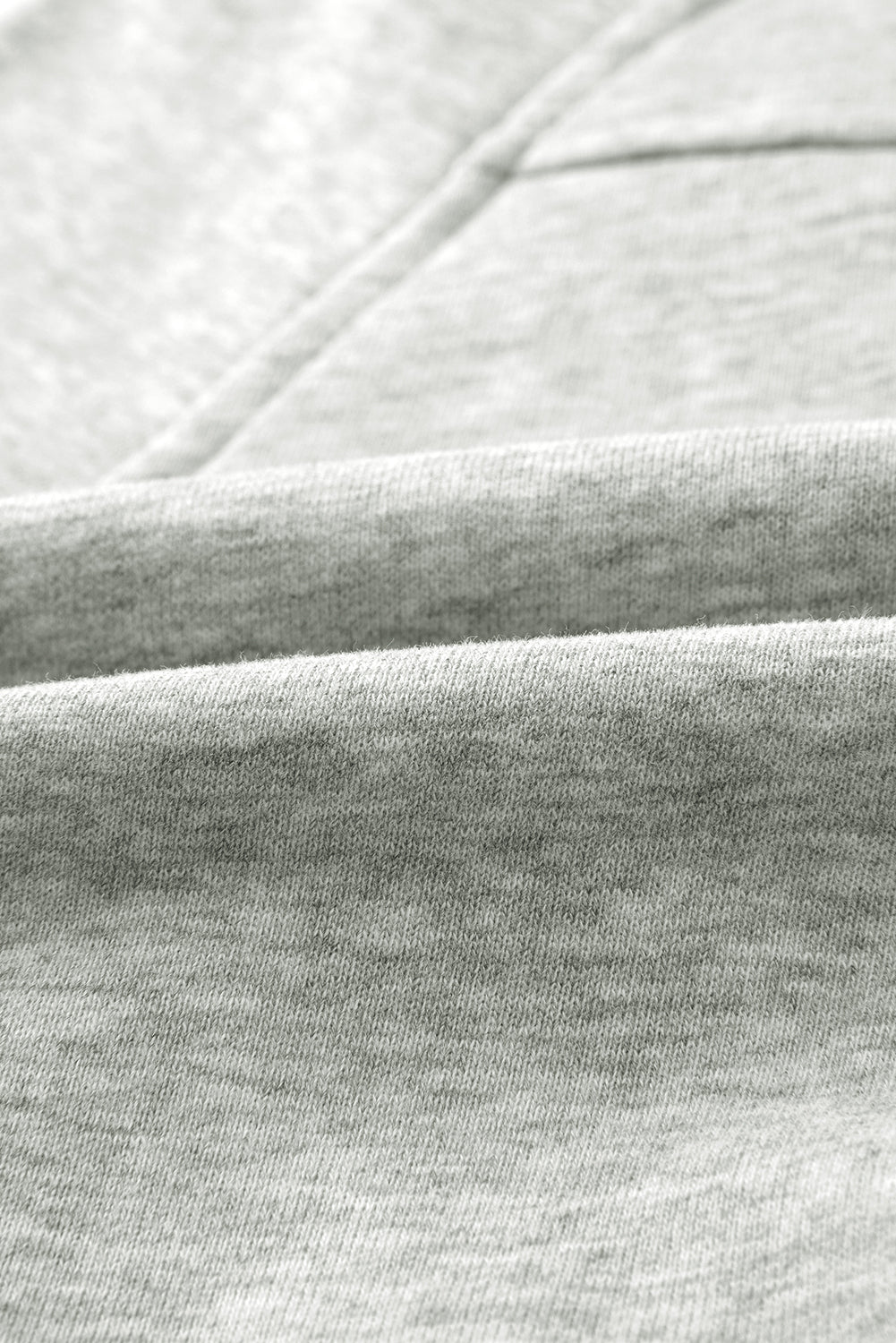 Zip Up Pop Collar Ribbed Sweatshirt