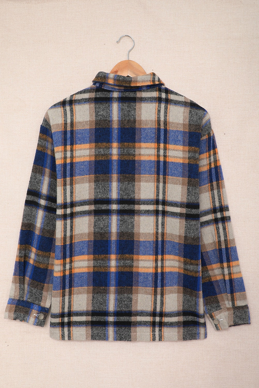 Plaid Button Up Flannel Shacket