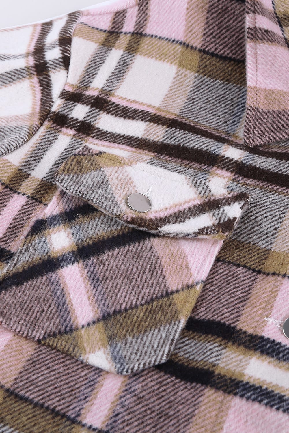 Plaid Button Up Flannel Shacket