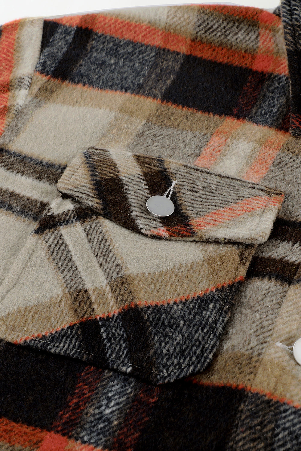 Plaid Button Up Flannel Shacket