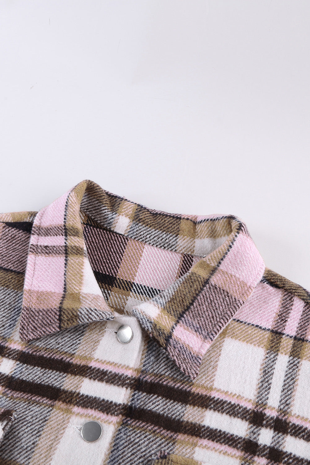Plaid Button Up Flannel Shacket