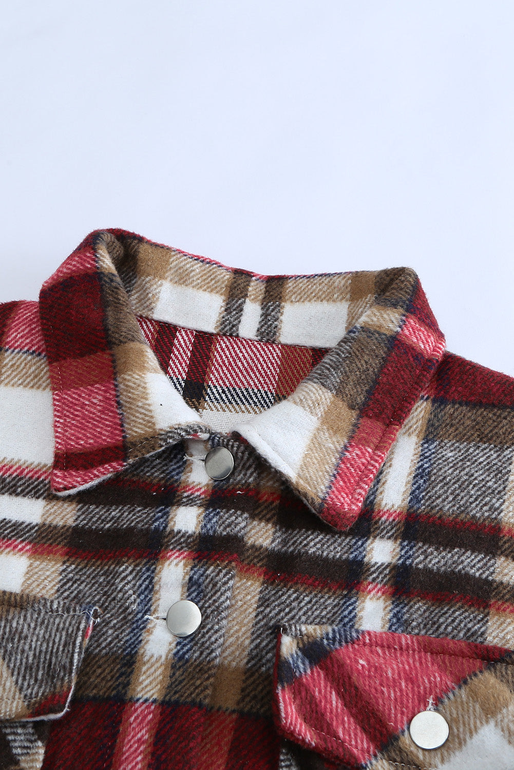 Plaid Button Up Flannel Shacket
