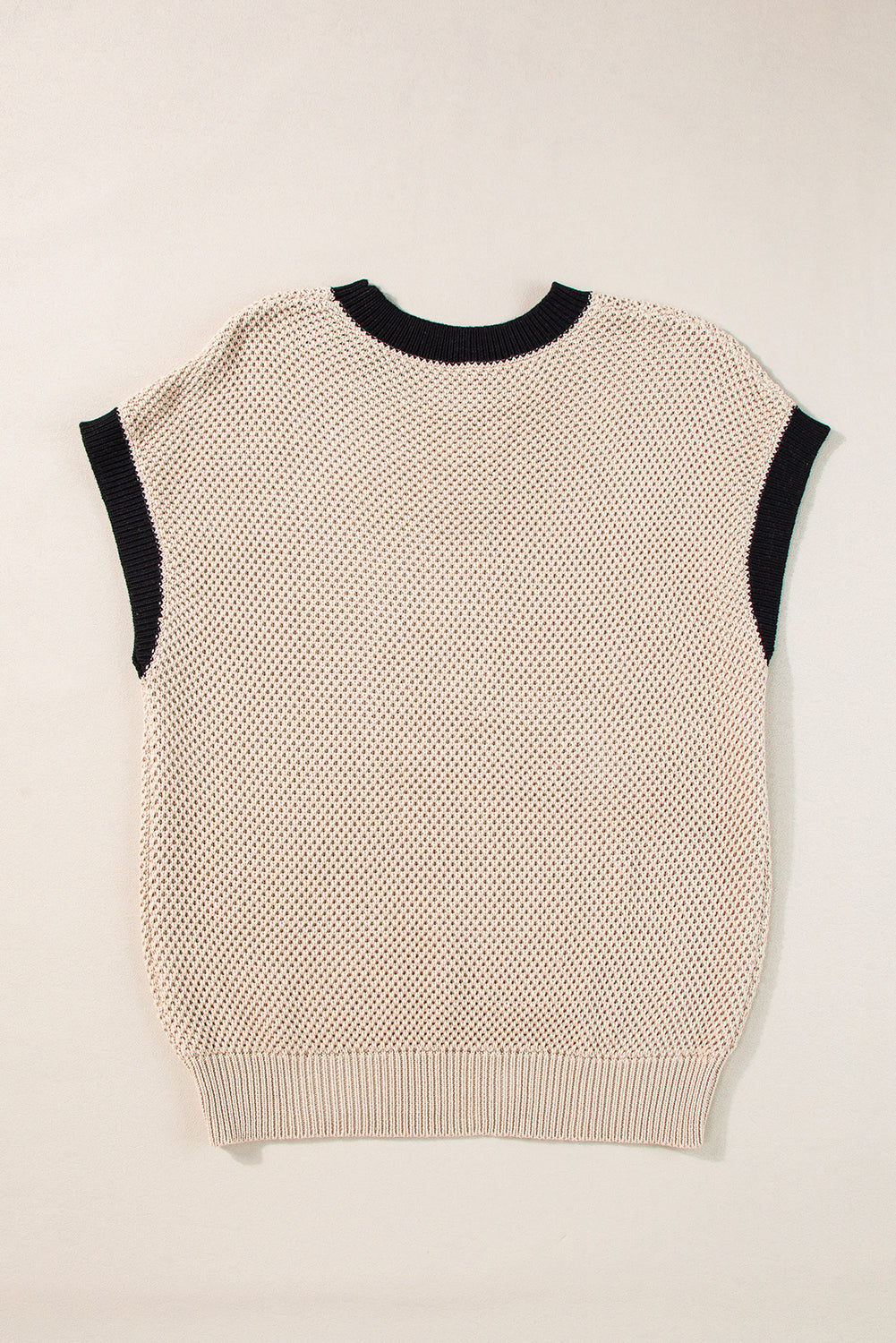 Contrast Trim Knit Top