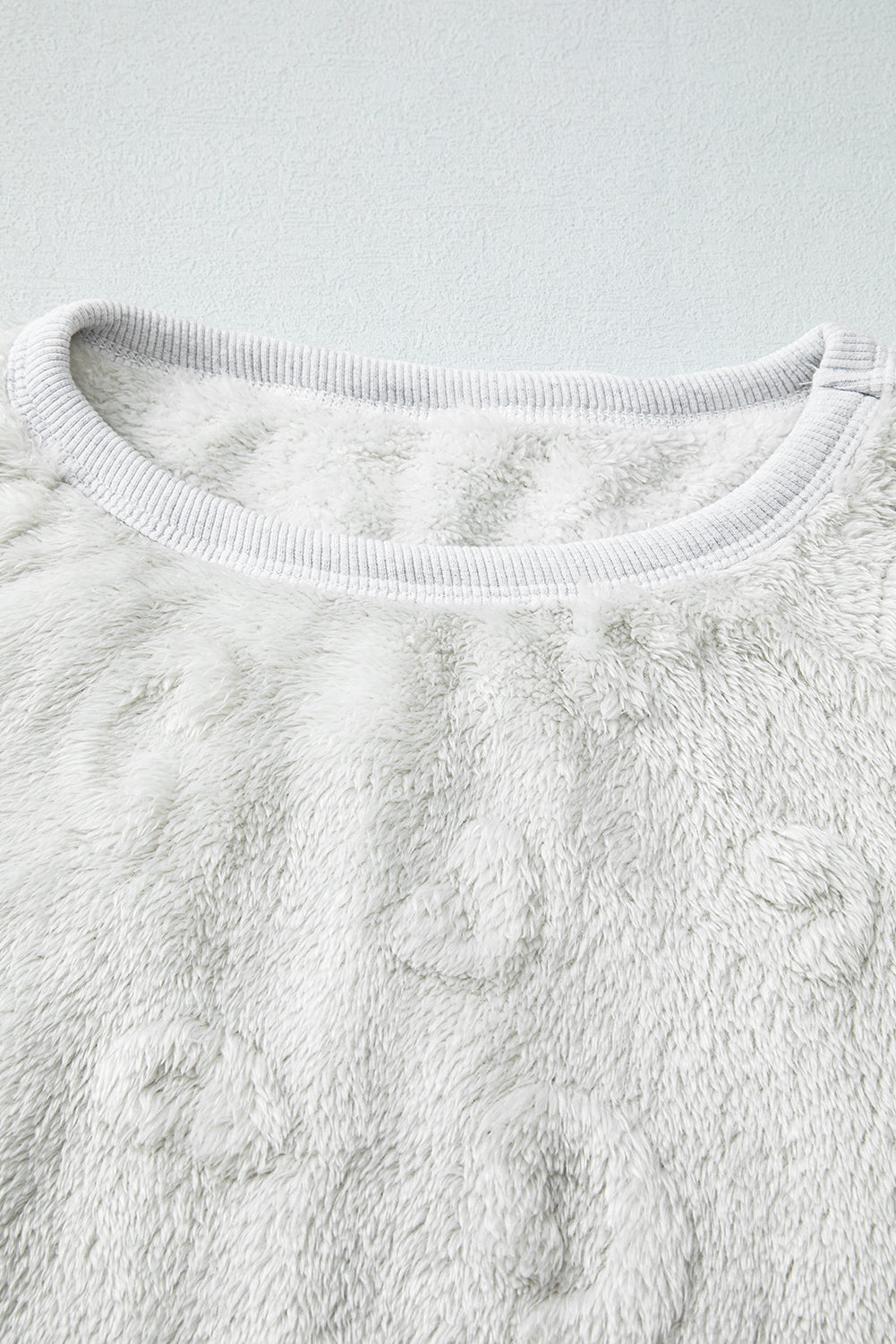 Textured Leopard Fleece Lounge Set (Pants)