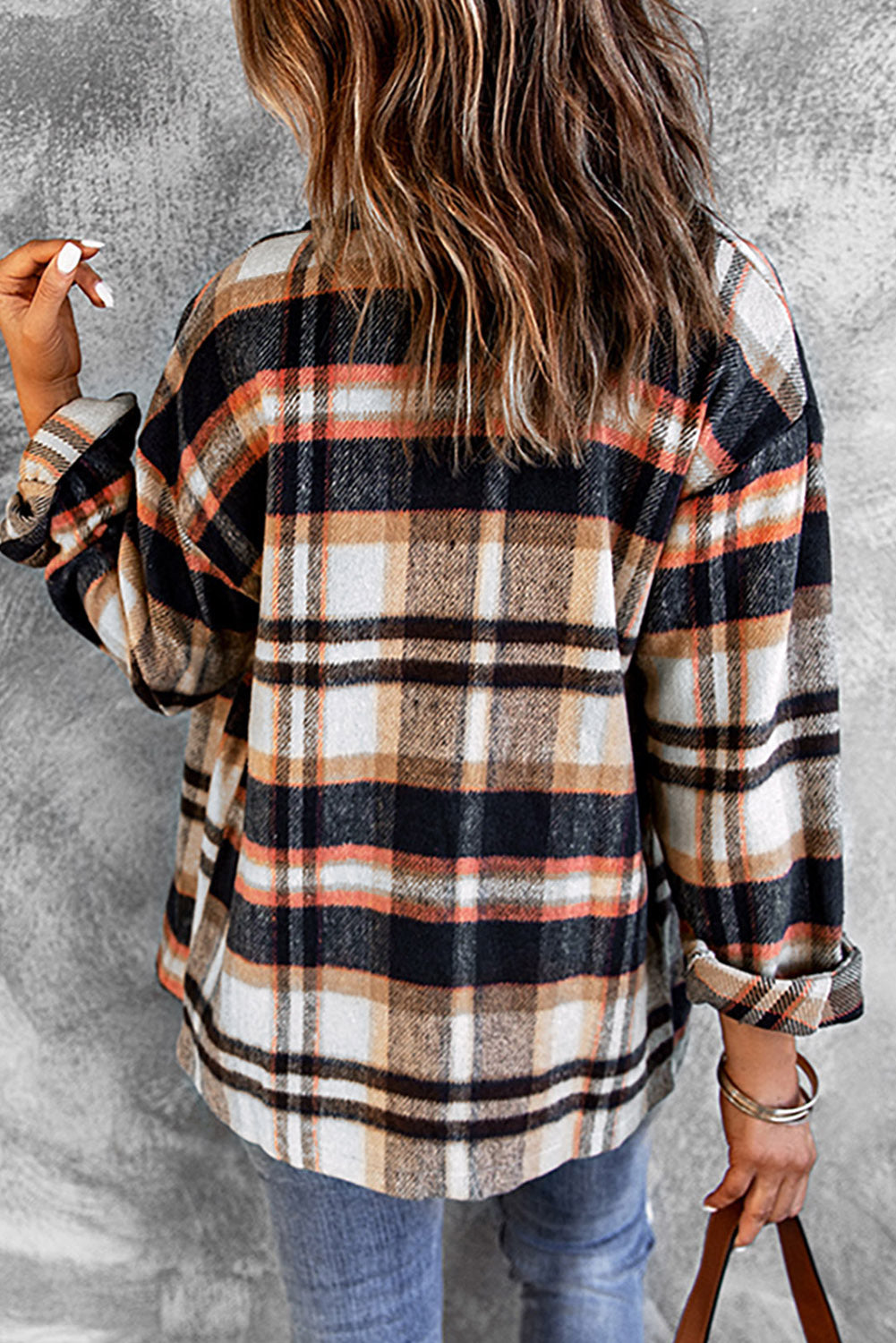 Plaid Button Up Flannel Shacket