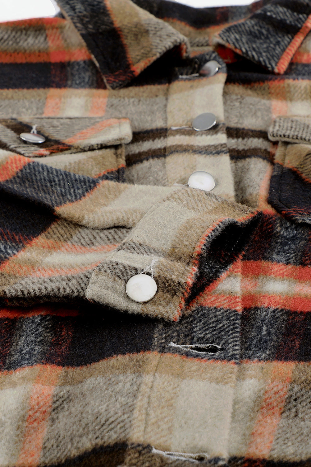 Plaid Button Up Flannel Shacket