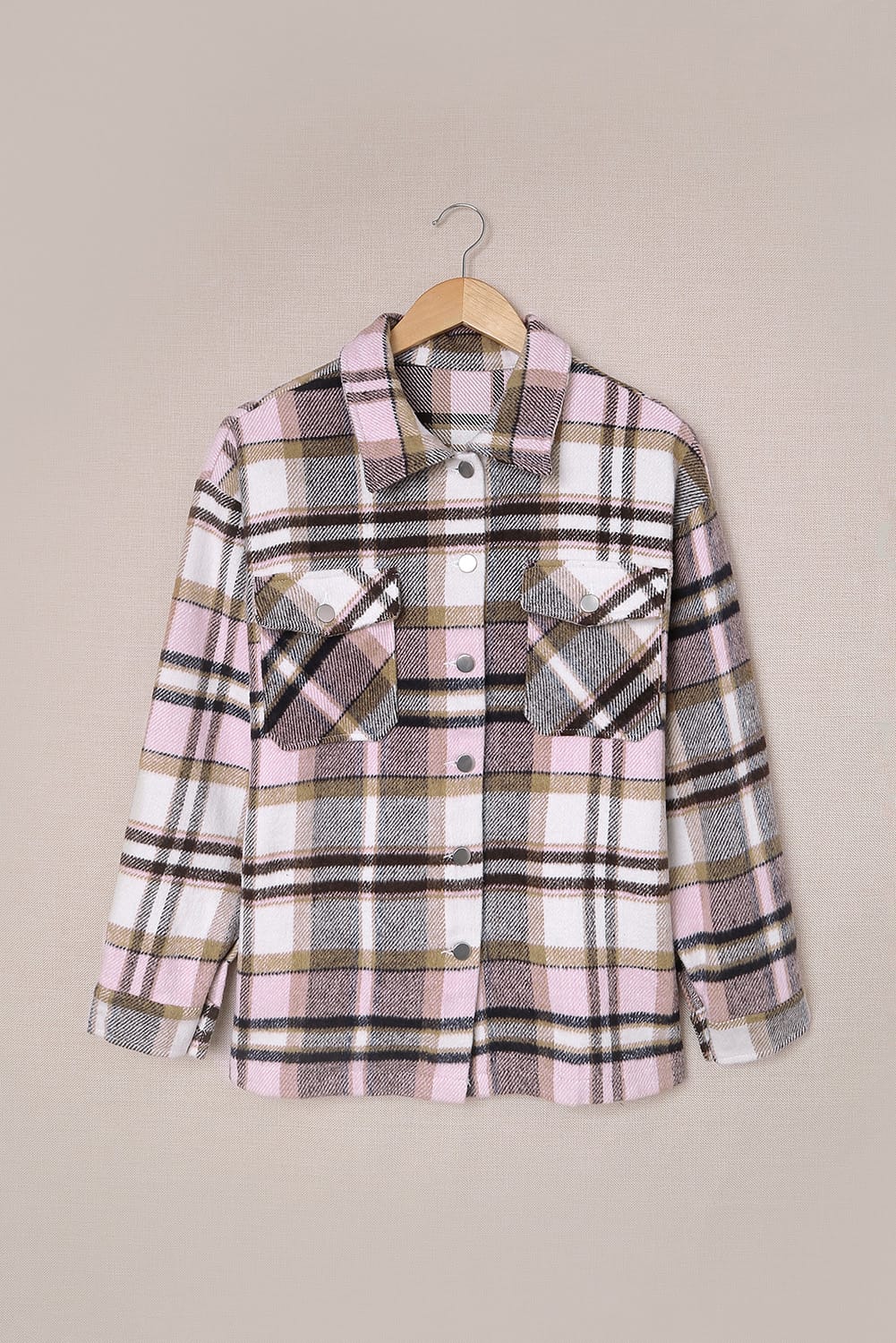Plaid Button Up Flannel Shacket