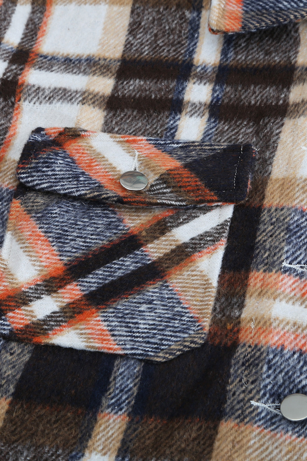 Plaid Button Up Flannel Shacket