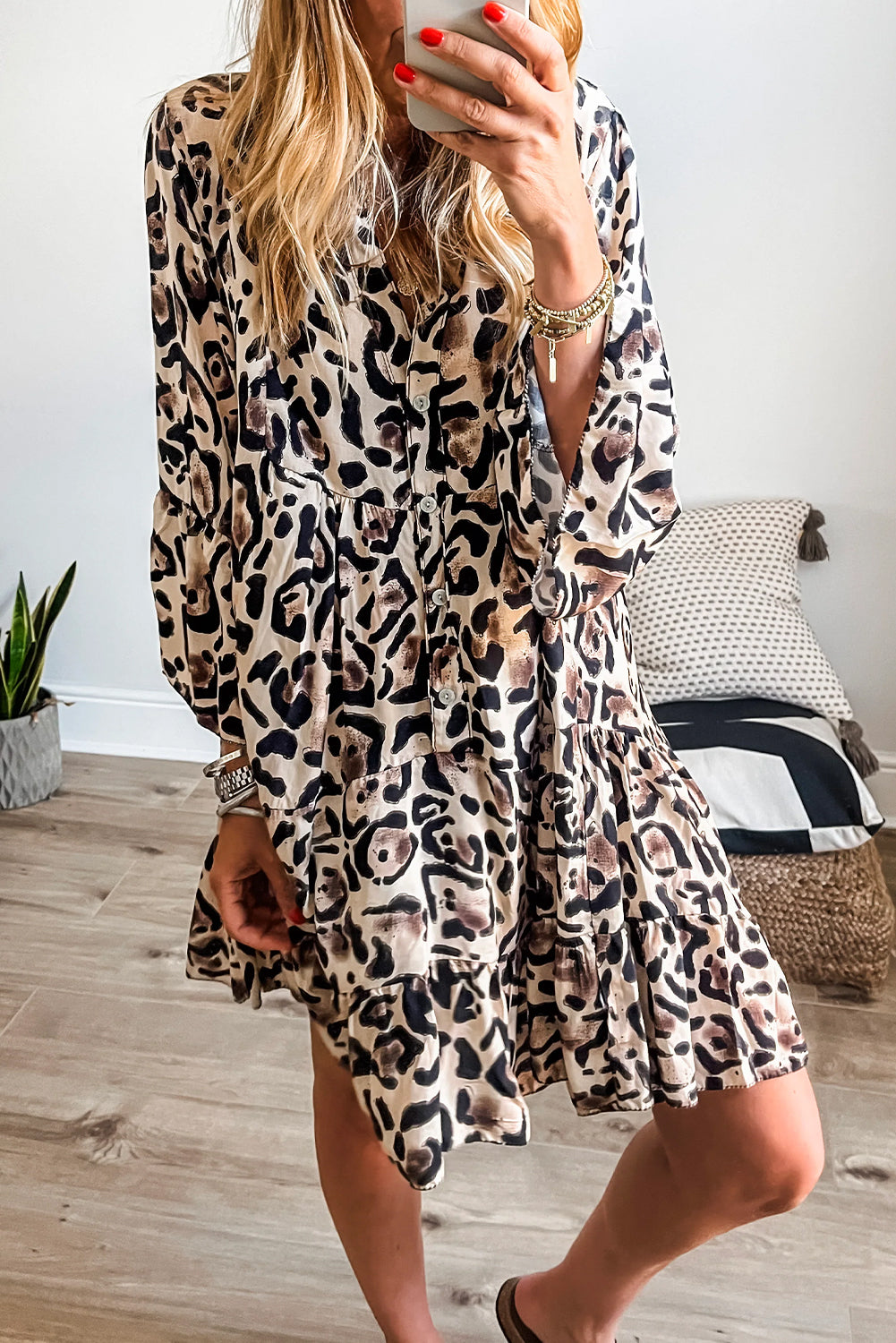 Leopard Mini Dress