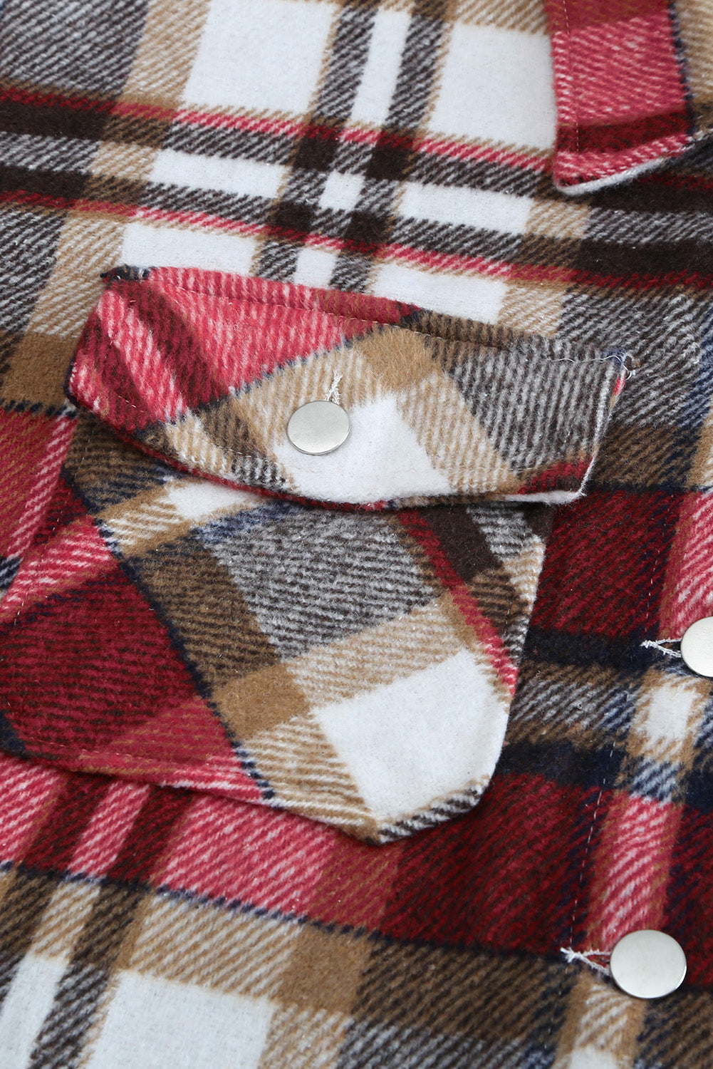 Plaid Button Up Flannel Shacket