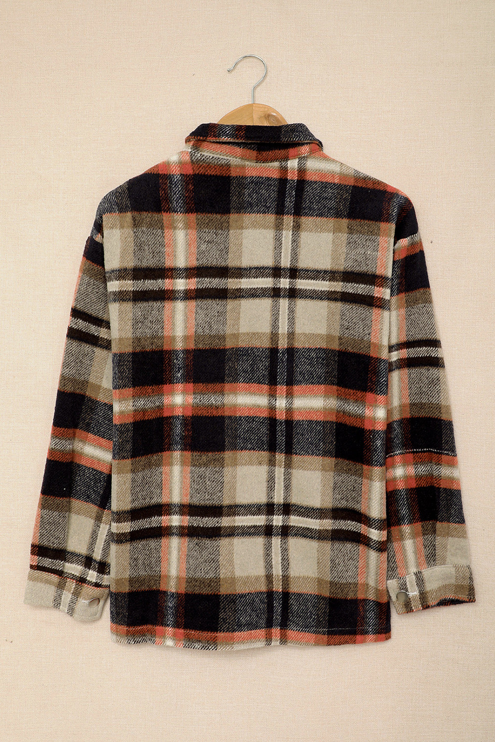 Plaid Button Up Flannel Shacket