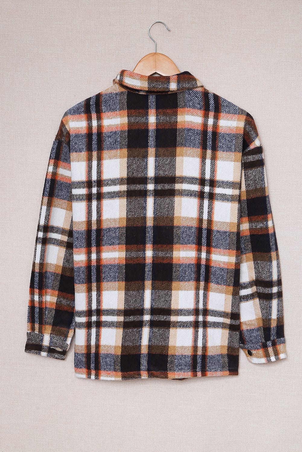 Plaid Button Up Flannel Shacket