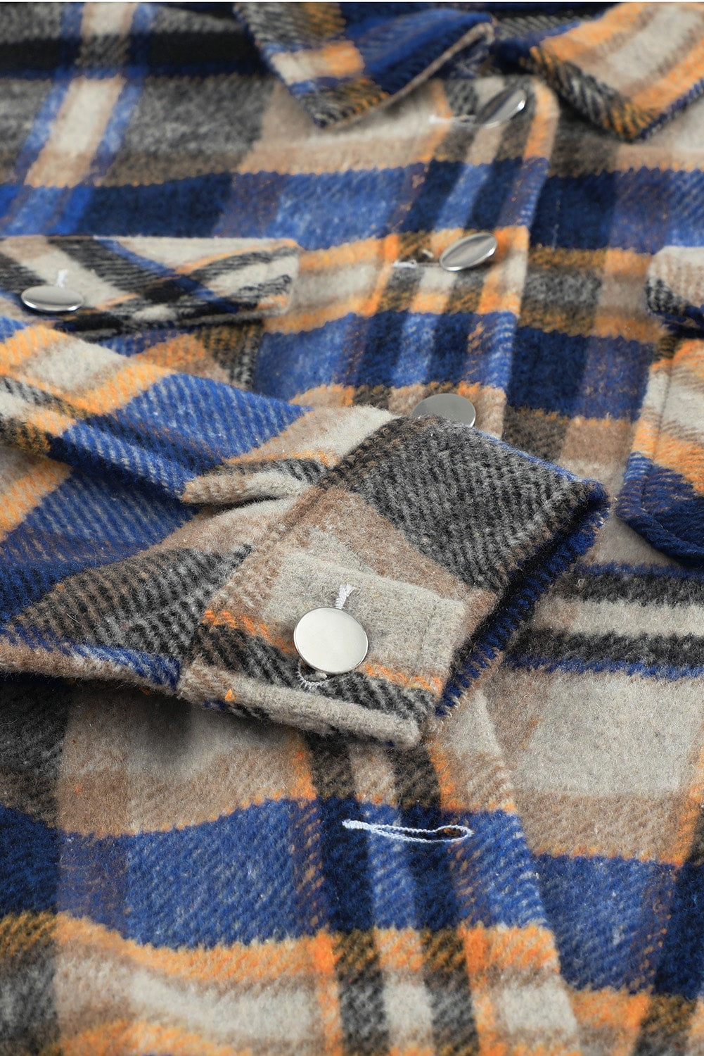 Plaid Button Up Flannel Shacket