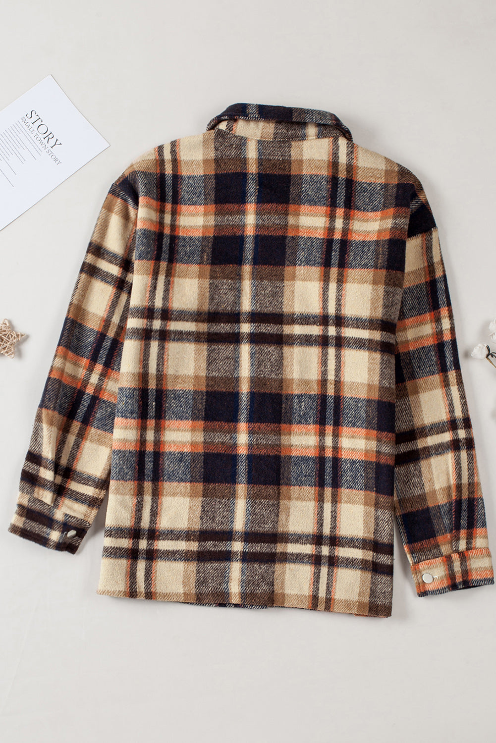 Plaid Button Up Flannel Shacket