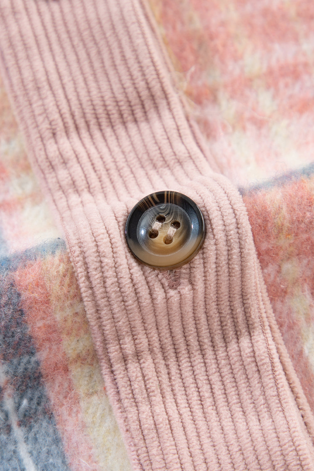 Plaid Corduroy Shacket