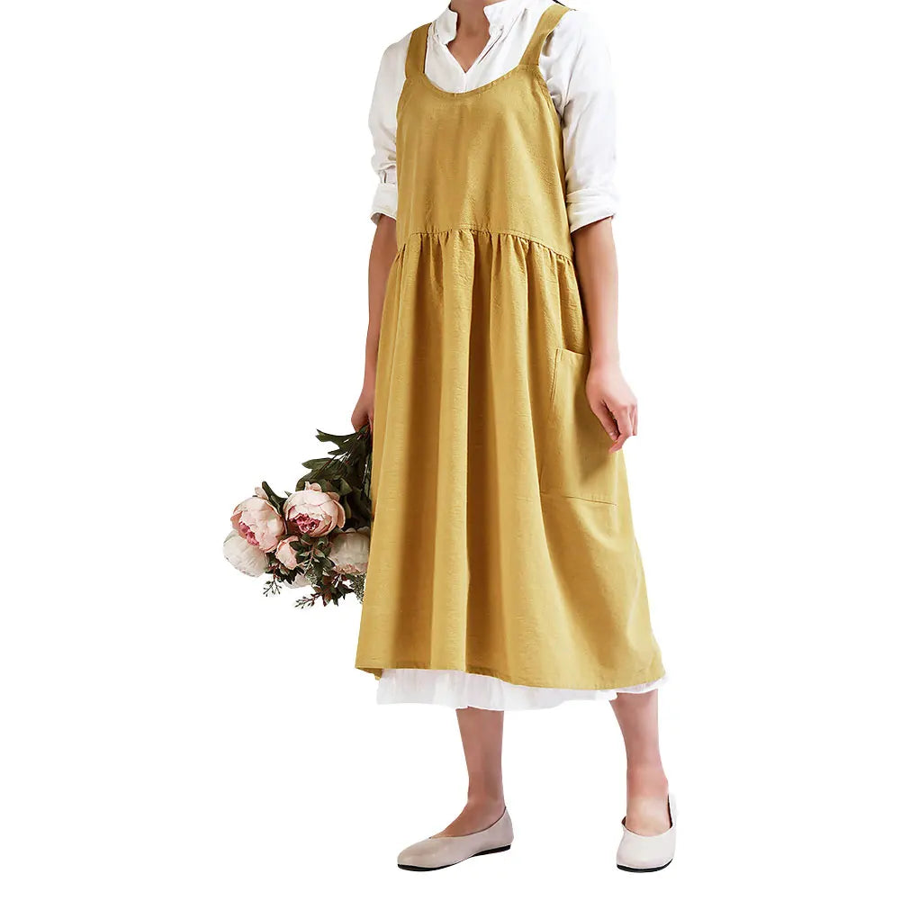 Cross Back Japanese Apron