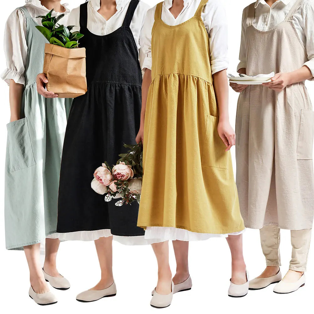 Cross Back Japanese Apron