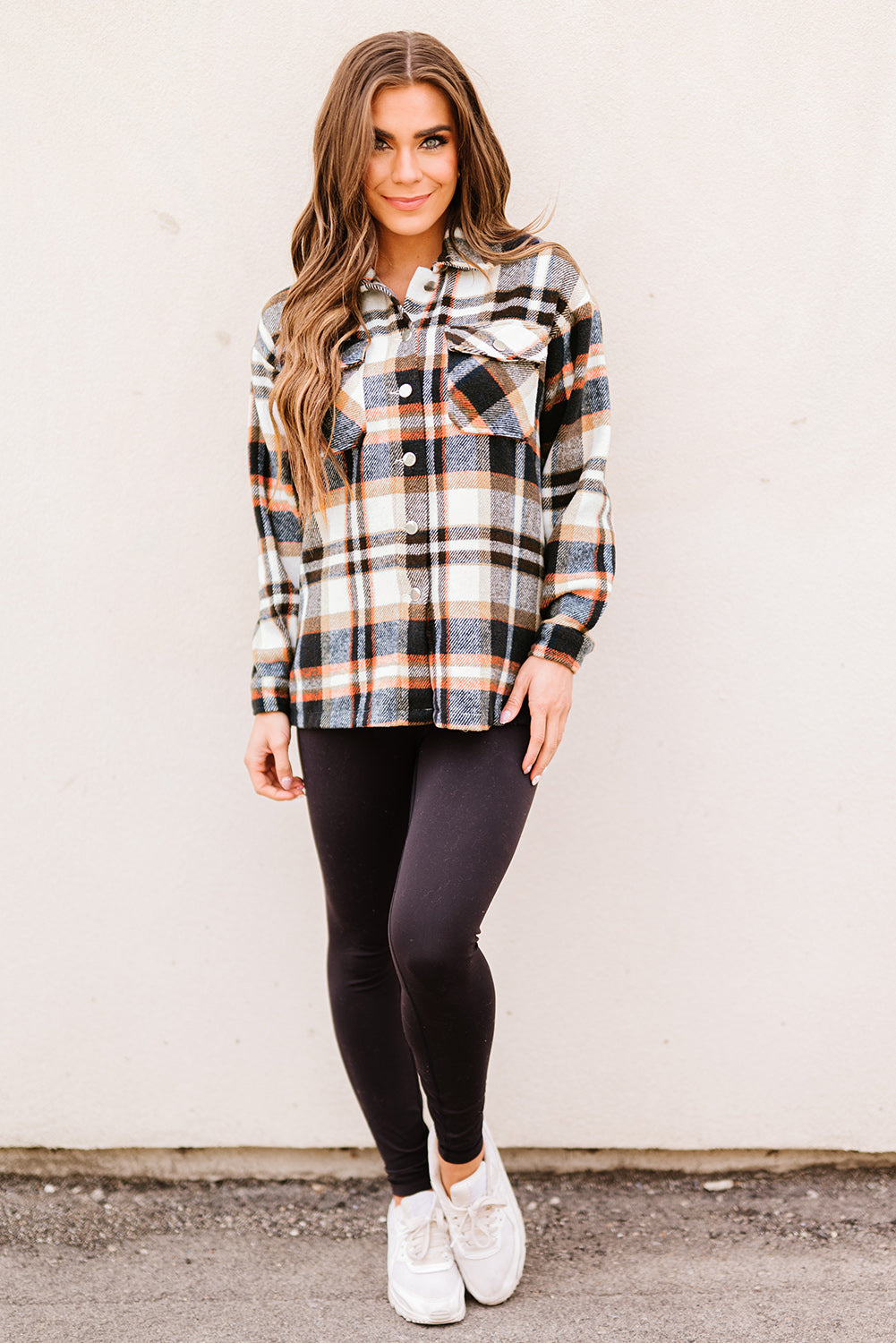 Plaid Button Up Flannel Shacket
