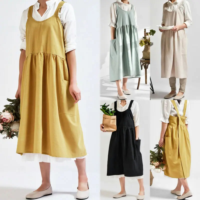 Cross Back Japanese Apron