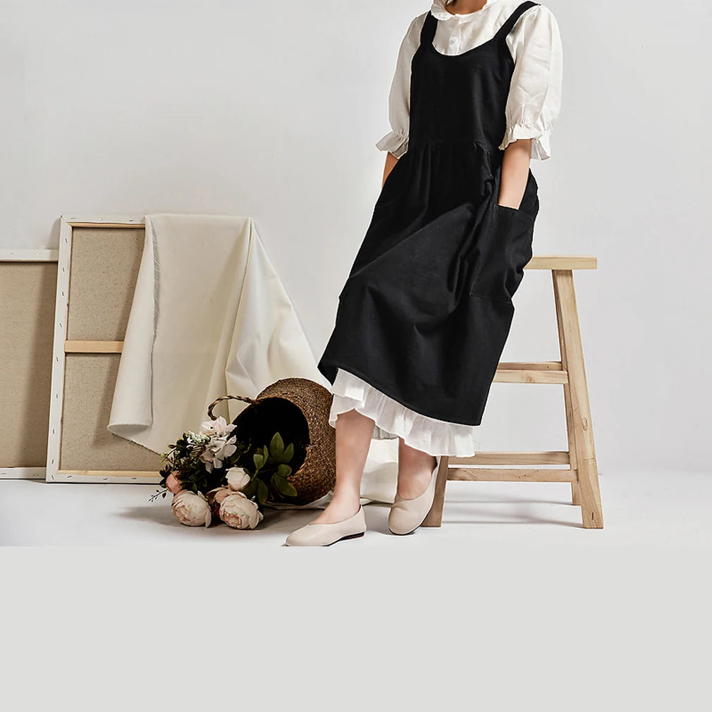 Cross Back Japanese Apron