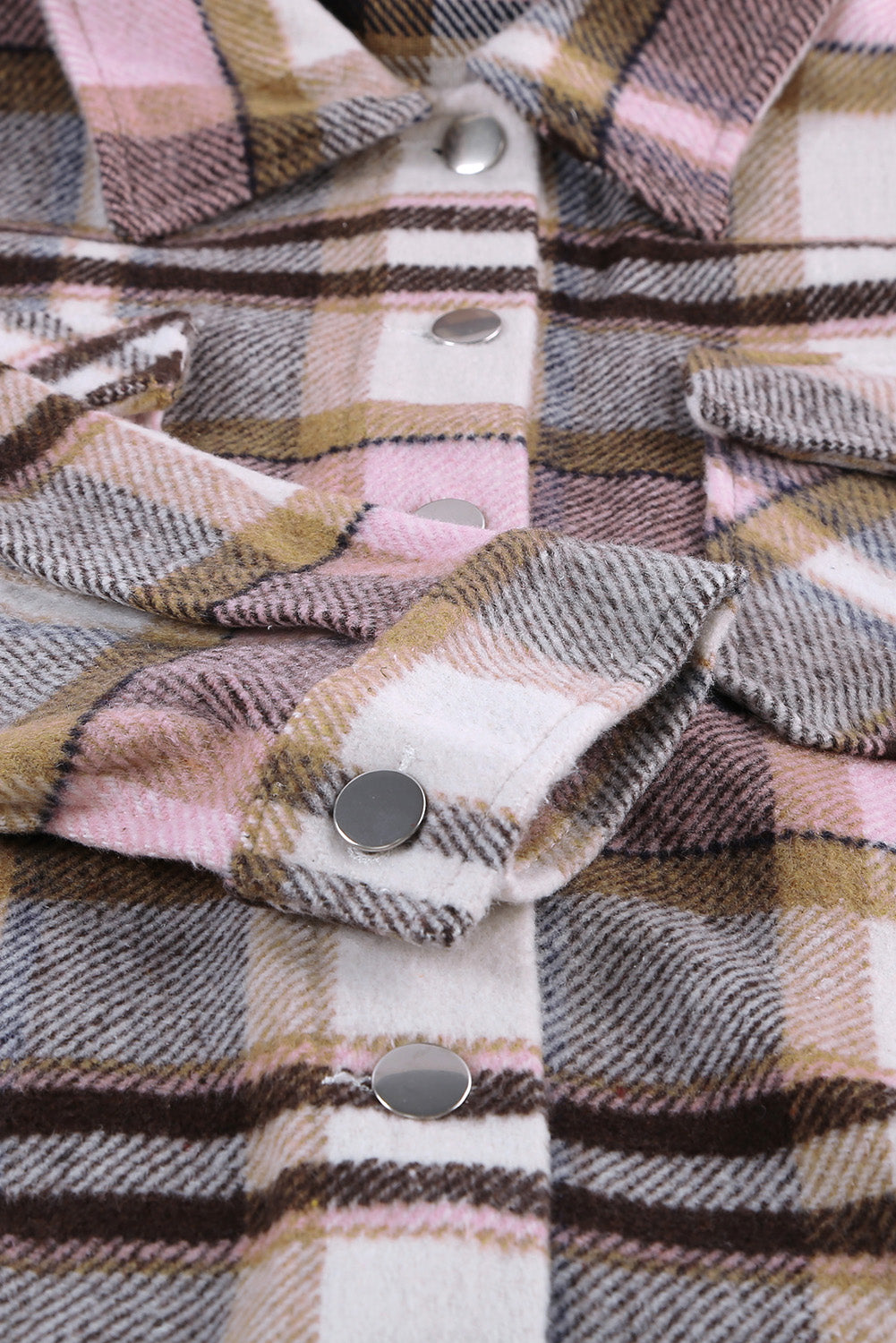 Plaid Button Up Flannel Shacket