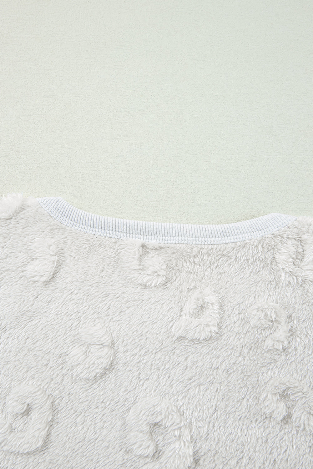 Textured Leopard Fleece Lounge Set (Shorts)