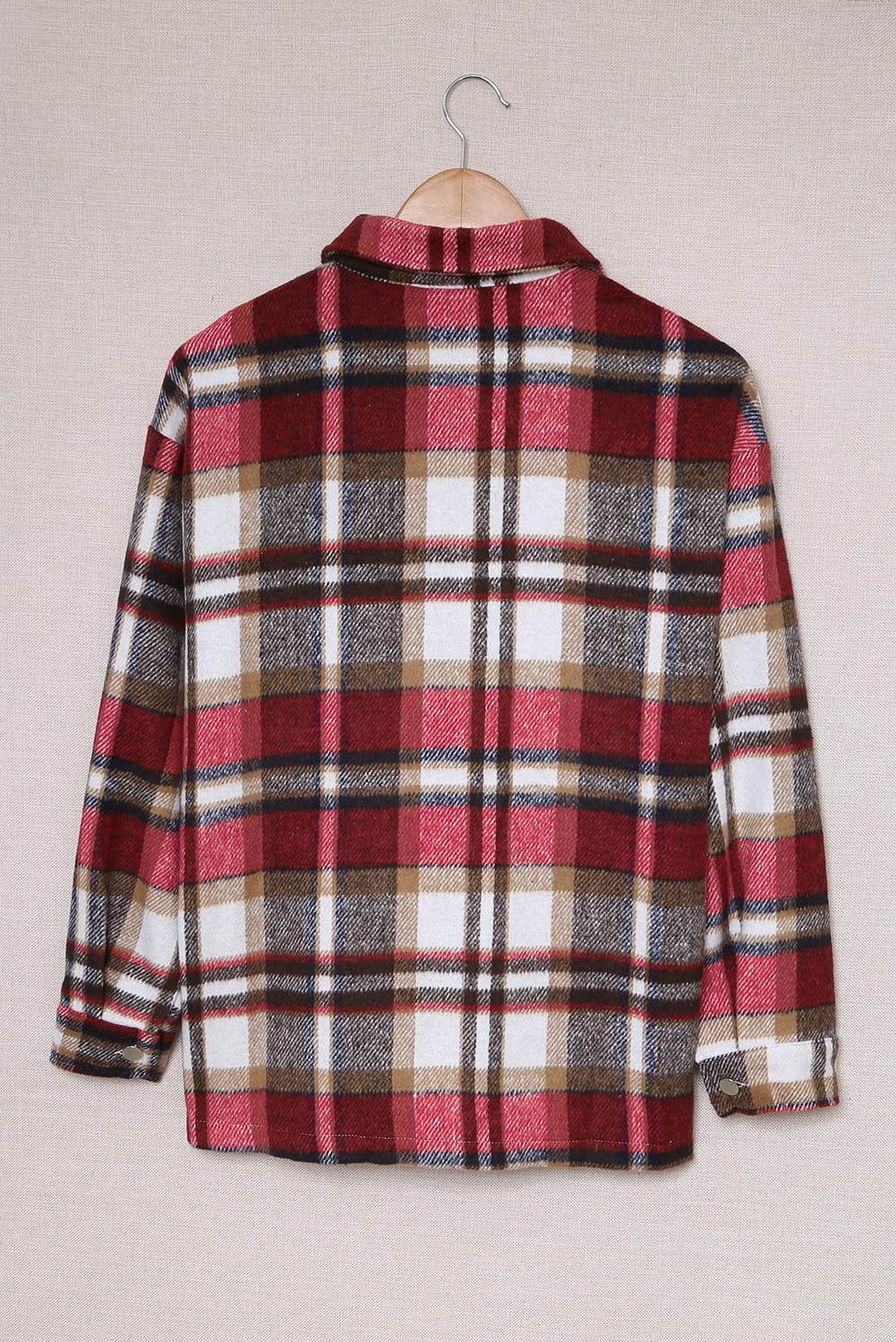 Plaid Button Up Flannel Shacket