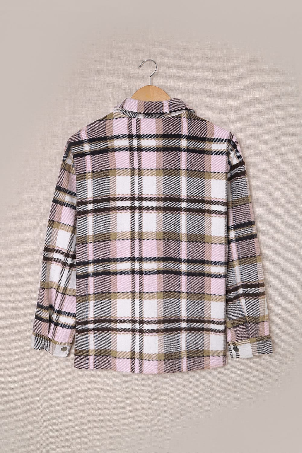 Plaid Button Up Flannel Shacket