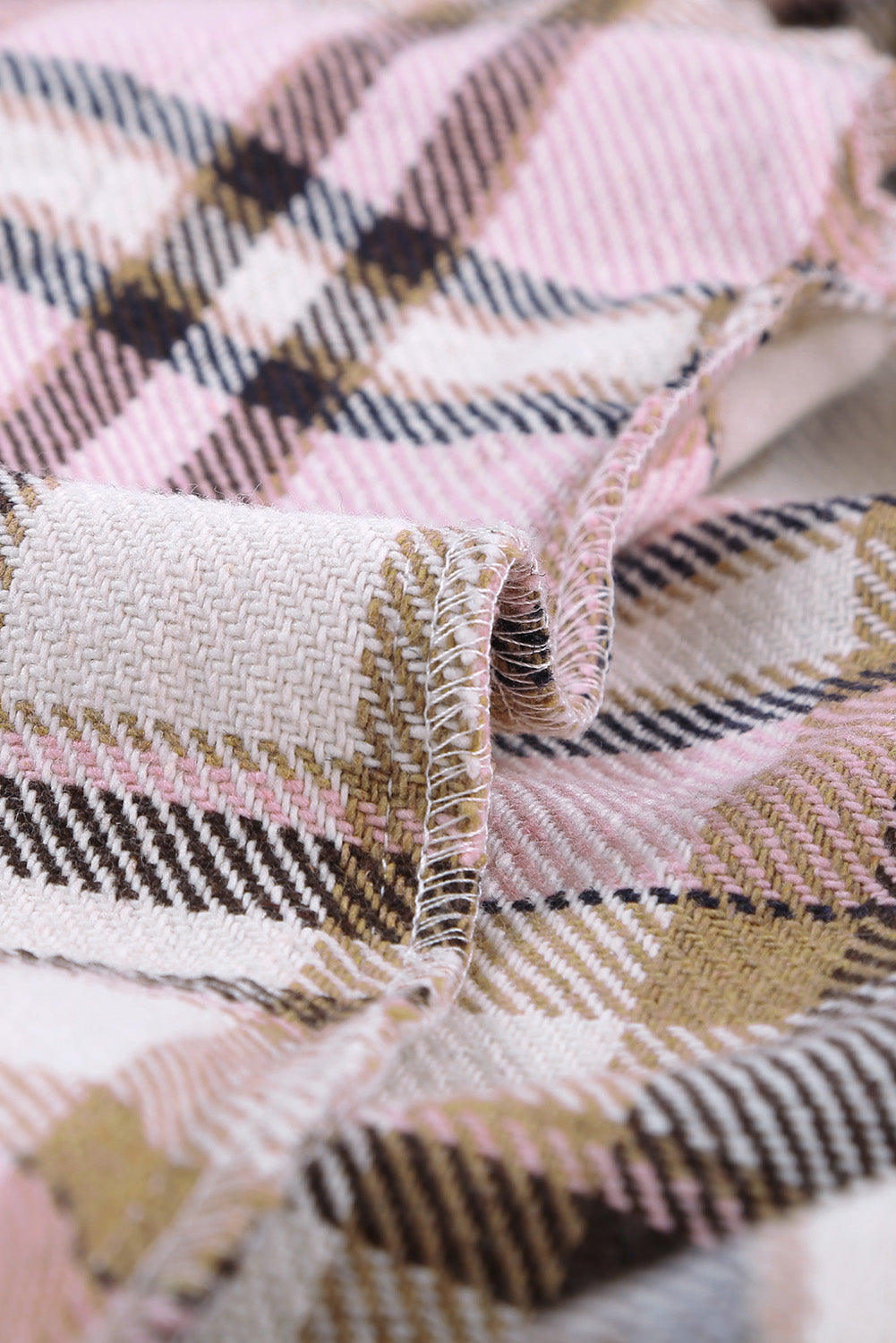 Plaid Button Up Flannel Shacket