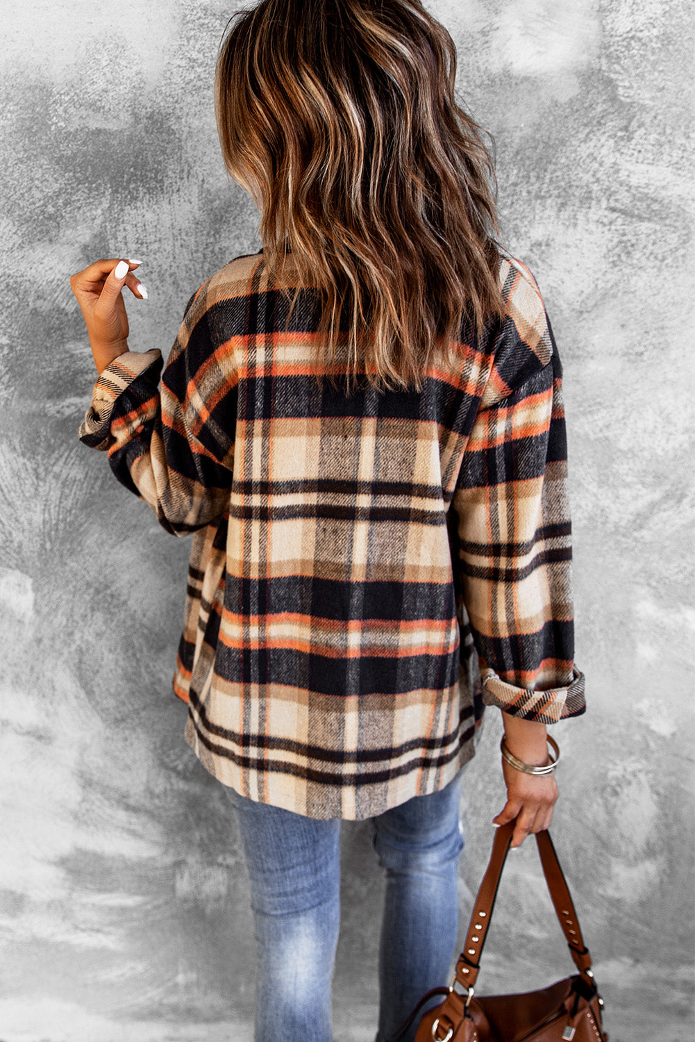 Plaid Button Up Flannel Shacket