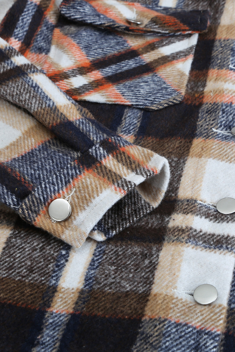 Plaid Button Up Flannel Shacket