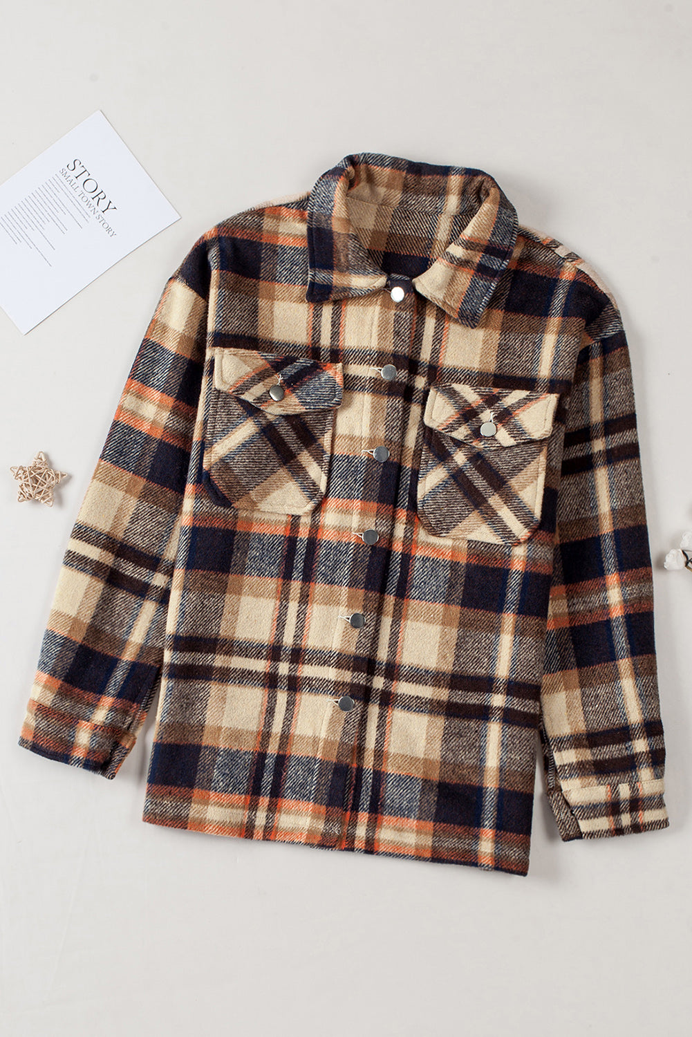 Plaid Button Up Flannel Shacket